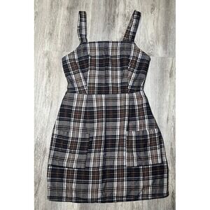 American Eagle Plaid dress size small‎